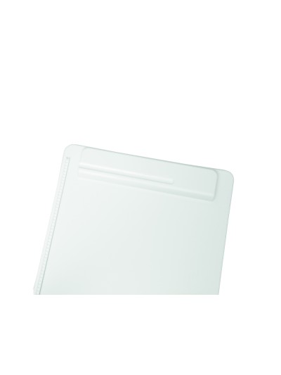Portanotas maul go din a4 plastico reciclado con pinza color blanco