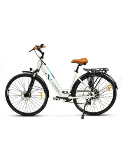 Bicicleta electrica smartgyro sunset blanca 250w 1000mah 50km auto