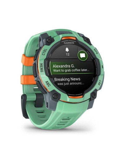 Smartwatch garmin instinct 3 45mm amoled verde correa verde