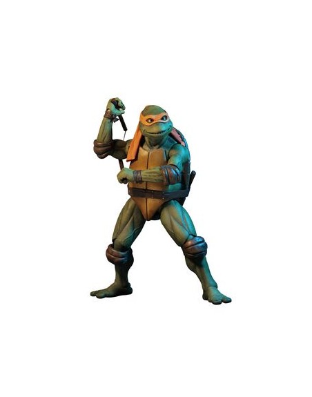 Michelangelo figura 42 cm teenage mutant ninja turtles movie 1990 1 - 4 scale (re - run)