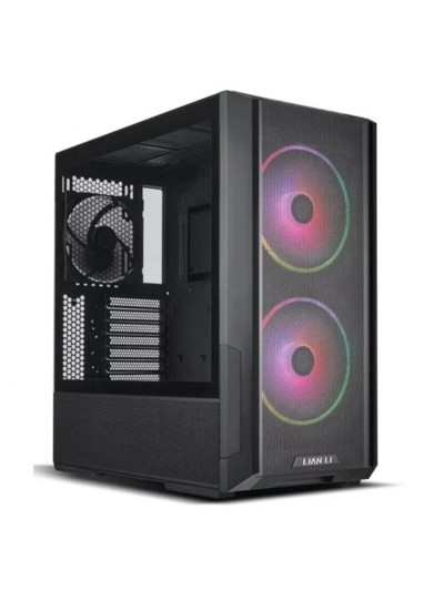 Caja ordenador gaming lian li e - atx lancool 216 argb cristal templado negro