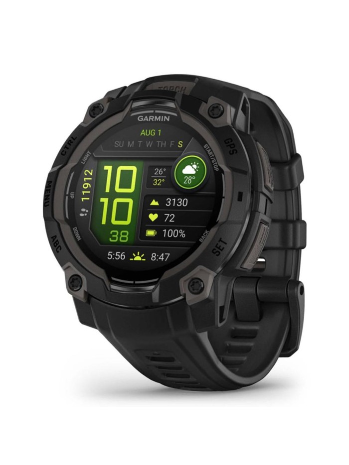 Smartwatch garmin instinct 3 45mm amoled negro correa negra Smartwatch garmin instinct 3 45mm amoled negro correa negra