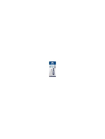 Cinta correctora milan 5 mm x 6 m coleccion 430 since 1918 azul marino blister de 1 unidad + 1 recambio