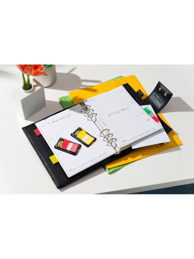 Banderitas separadoras post-it 680 dispensador 50 hojas 4 colores surtidos + 2 dispensadores 684 flecha 2