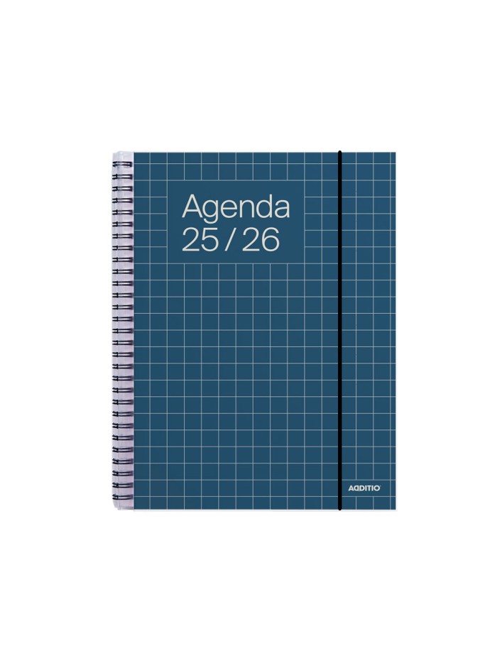 Agenda espiral additio universal semana vista 176 paginas tapa pvc transparente 165x215 mm Agenda espiral additio universal semana vista 176 paginas tapa pvc transparente 165x215 mm