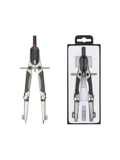 Compas rotring compact micrometrico ajuste rapido longitud 17 cm circunferencia 36 cm