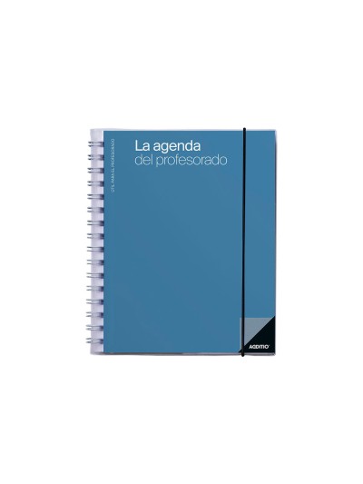 Agenda del profesor additio planificacion trimestral semana vista 16,5 x 21,5 cm color lila