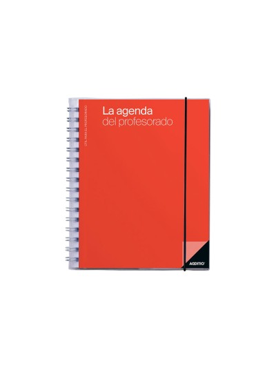 Agenda del profesor additio planificacion trimestral semana vista 16,5 x 21,5 cm color lila