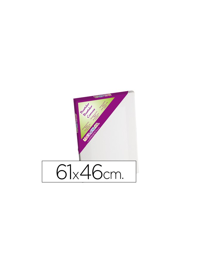 Bastidor liderpapel12p lienzo grapado trasero algodon 100% marco pawlonia 1,8x3,8 cm bordes madera 61x46 cm Bastidor liderpapel12p lienzo grapado trasero algodon 100% marco pawlonia 1,8x3,8 cm bordes madera 61x46 cm
