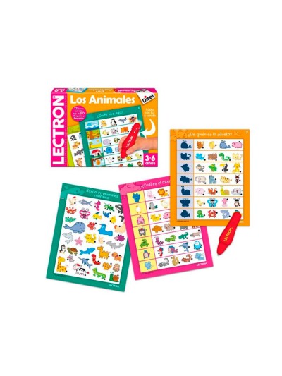 Juego diset didactico lectron lapiz los animales