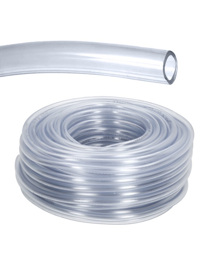 Tubo Transparente De Nivel 10x14 mm. Rollo 50 metros.