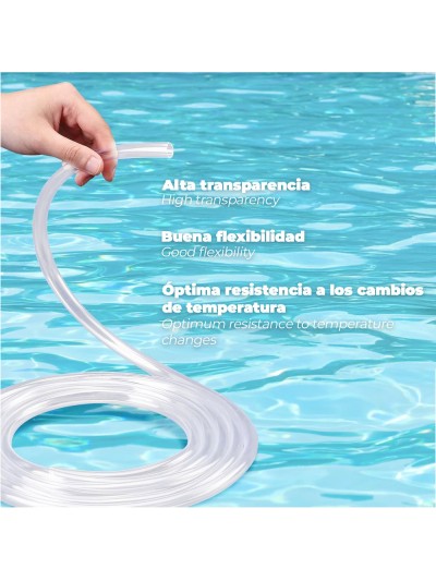 Tubo Transparente De Nivel 10x14 mm. Rollo 50 metros.
