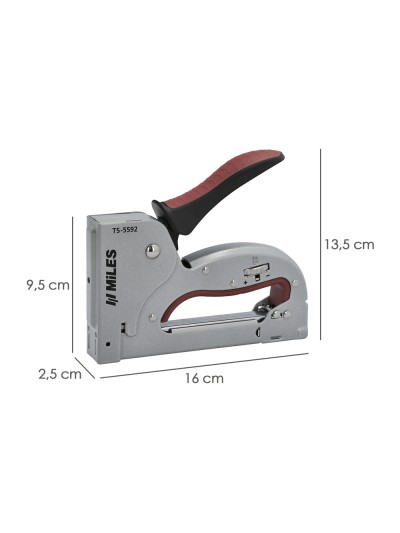 Grapadora Metal Regulable Plus N3 4/14mm