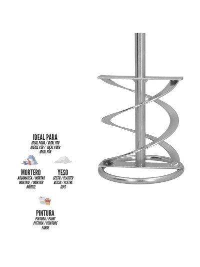 Mezclador Cola Recambio M14 140x600 mm.