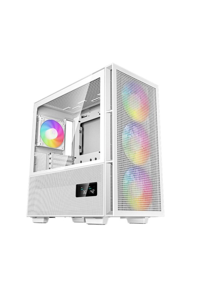 Caja ordenador gaming deepcool ch560 digital m - atx argb cristal templado blanco Caja ordenador gaming deepcool ch560 digital m - atx argb cristal templado blanco
