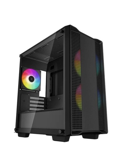 Caja ordenador gaming deepcool cc360 negro m - atx 1 x usb 3.0 1 x usb 2.0 3 x 120mm