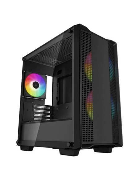 Caja ordenador gaming deepcool cc360 negro m - atx 1 x usb 3.0 1 x usb 2.0 3 x 120mm