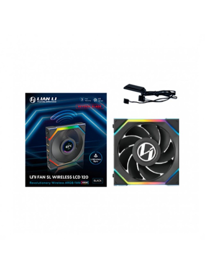 Ventilador cpu lian li unifan sl inalambrico argb 120mm negro Ventilador cpu lian li unifan sl inalambrico argb 120mm negro