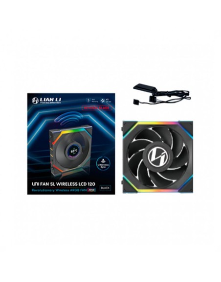 Ventilador cpu lian li unifan sl inalambrico argb 120mm negro