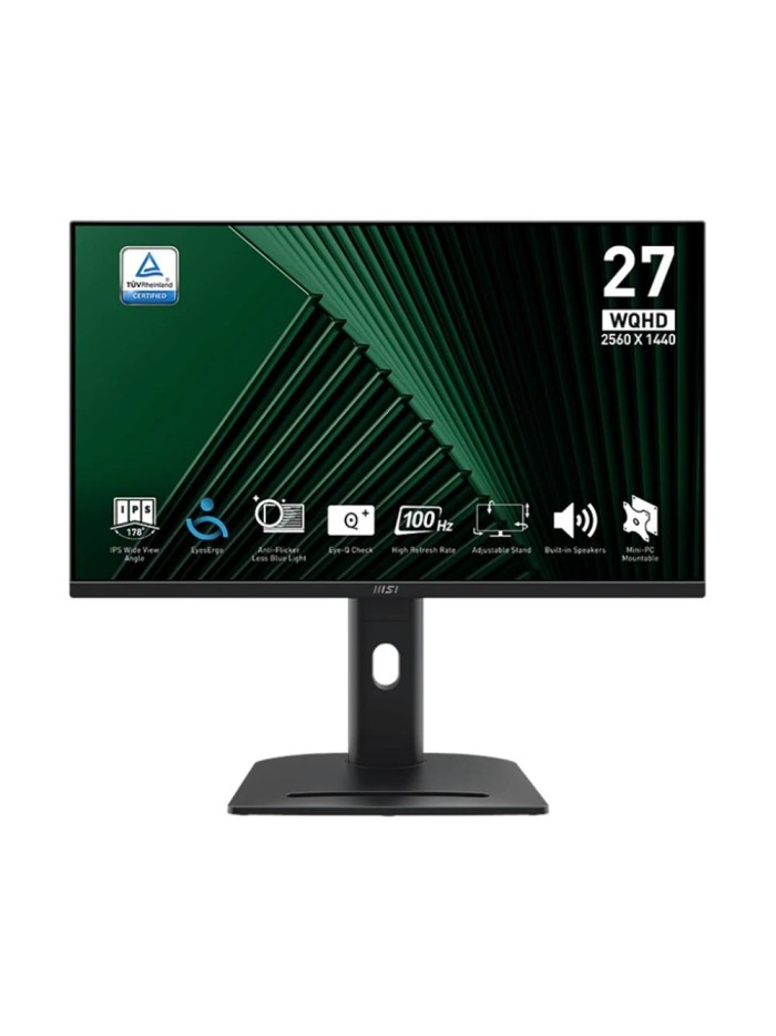 Monitor msi mp275qpg 27 pulgadas wqhd 100hz Monitor msi mp275qpg 27 pulgadas wqhd 100hz