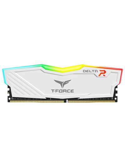 Memoria ddr4 8gb teamgroup delta - 3200mhz - pc4 - 25600 - rgb blanco - cl16 - 1.35v