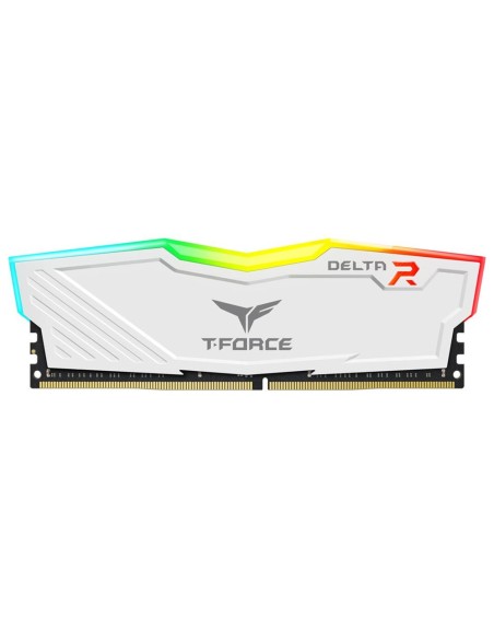 Memoria ddr4 8gb teamgroup delta - 3200mhz - pc4 - 25600 - rgb blanco - cl16 - 1.35v