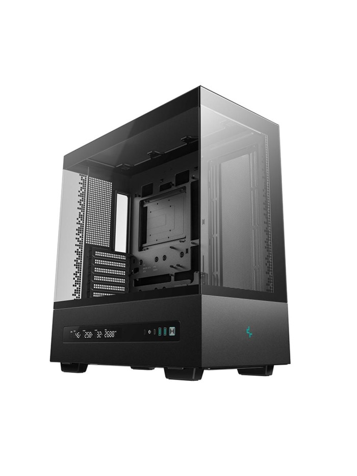 Caja ordenador gaming deepcool atx ch690 cristal templado negra Caja ordenador gaming deepcool atx ch690 cristal templado negra