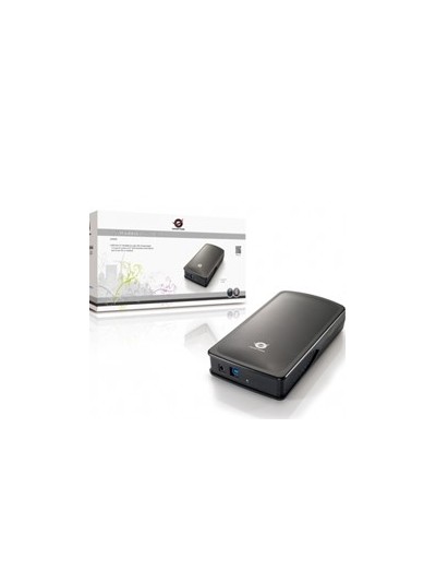 Caja externa conceptronic hdd de 3.5 pulgadas para disco duro serial ata usb 3.0 negro