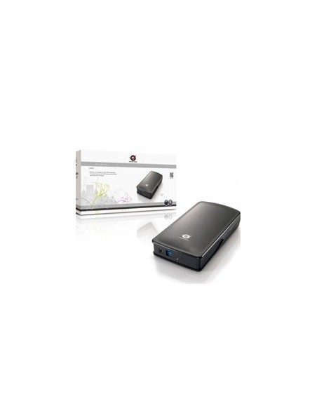 Caja externa conceptronic hdd de 3.5 pulgadas para disco duro serial ata usb 3.0 negro
