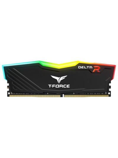 Memoria ddr4 8gb teamgroup delta - 3200mhz - pc4 - 25600 - rgb negro - cl16 - 1.35v