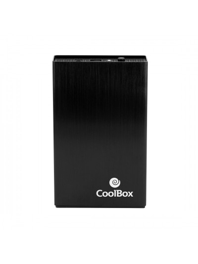 Carcasa disco duro hdd 3.5 pulgadas coolbox sca - 3533 usb3.0 negra aluminio