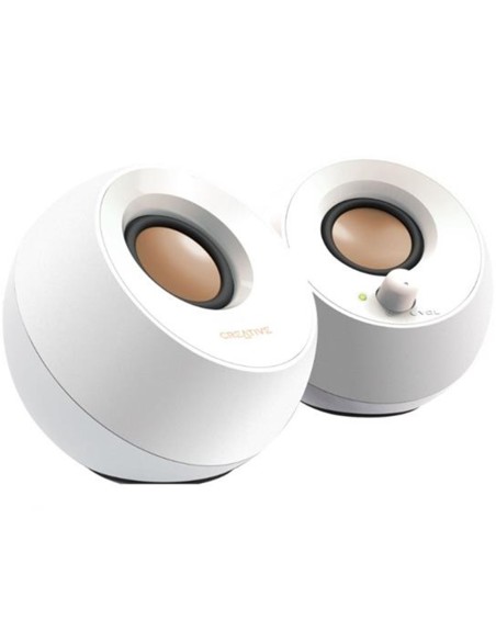 Altavoces creative pebble 2.0 speaker usb - blanco