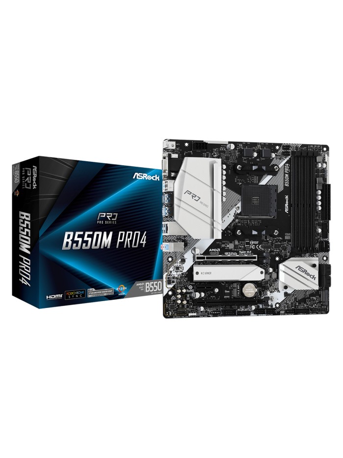 Placa base asrock am4 b550m pro4 m - atx - 4xddr4 - 6xsata6 - 2xusb 3.2 - 2xusb 2.0 90 - mxbdk0 - a0uayz Placa base asrock am4 b550m pro4 m - atx - 4xddr4 - 6xsata6 - 2xusb 3.2 - 2xusb 2.0 90 - mxbdk0 - a0uayz
