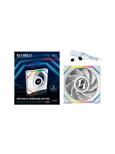 Ventilador cpu lian li unifan sl inalambrico argb 120mm blanco