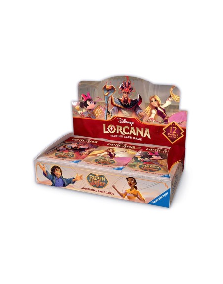 Lorcana tcg - expositor de sobres disey reinado de jafar 24 unidades inglés