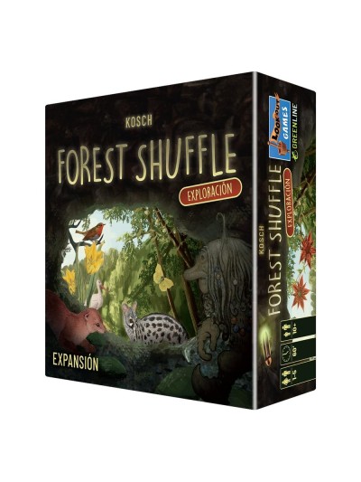 Juego de mesa forest shuffle exploración