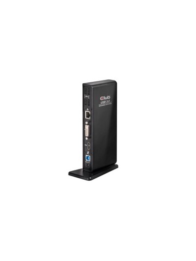 Base de conexión club 3d sense vision usb 3.0 a hdmi club 3d display docking station