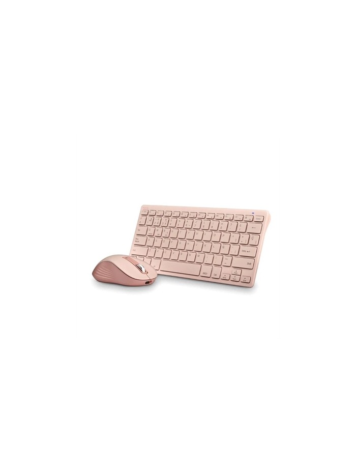 Kit teclado + mouse raton ngs fantasy kit rosa wireless inalambrico Kit teclado + mouse raton ngs fantasy kit rosa wireless inalambrico