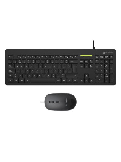 Teclado + raton unykach mk211 pro slim