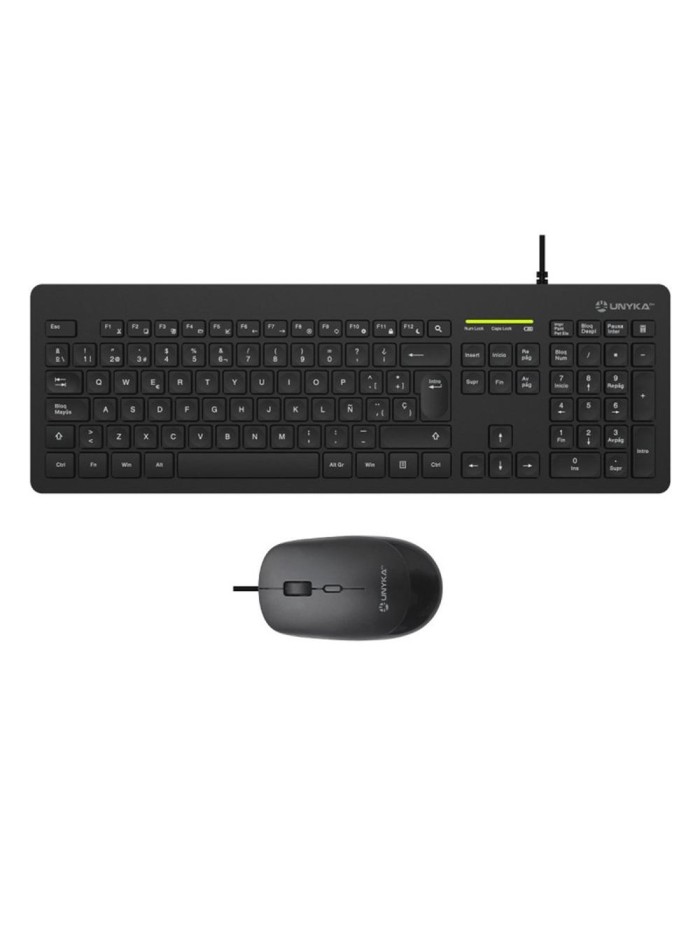 Teclado + raton unykach mk211 pro slim Teclado + raton unykach mk211 pro slim