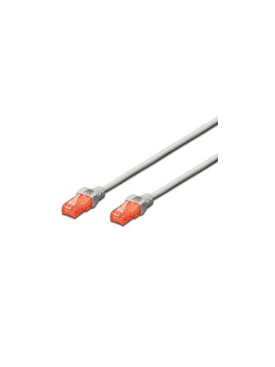 Cable red ewent latiguillo rj45 utp cat6 1m gris
