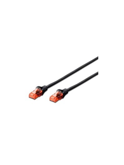 Cable red ewent latiguillo rj45 utp cat6 1m negro