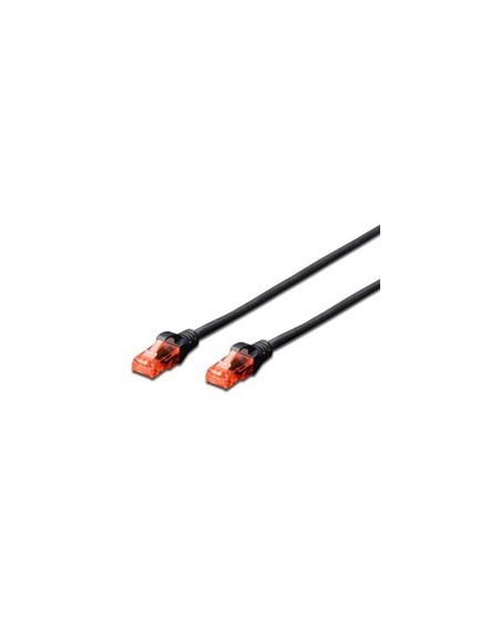 Cable red ewent latiguillo rj45 utp cat6 1m negro