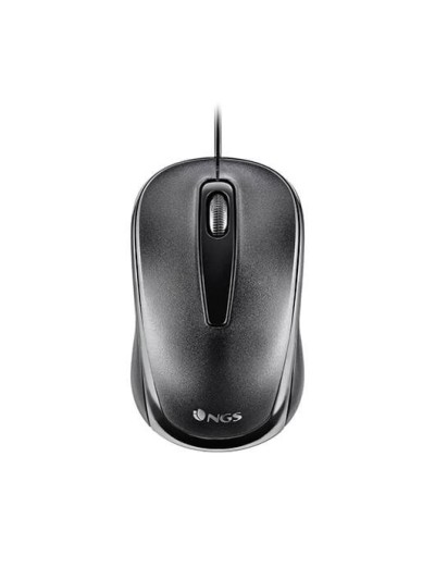 Raton ngs easydelta usb 1200 dpi - ergonomico - 3 botones - rueda - usb