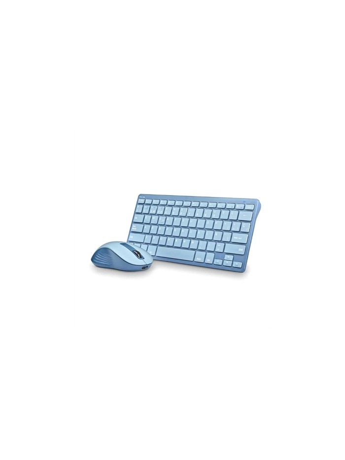 Kit teclado + mouse raton ngs fantasy kit azul wireless inalambrico Kit teclado + mouse raton ngs fantasy kit azul wireless inalambrico
