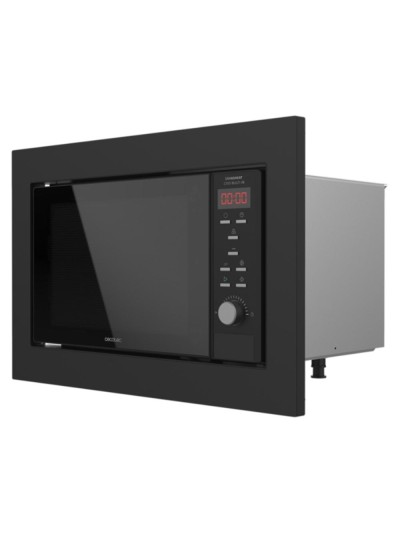 Microondas cecotec grandheat 2350 built - in black 900w grill 1000w 23l