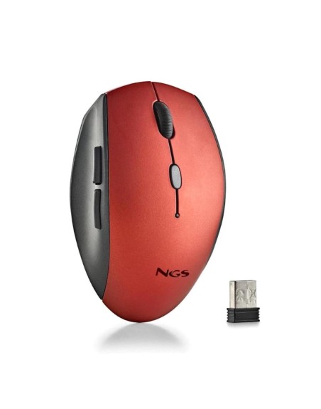 Raton inalambrico ngs bee red rojo