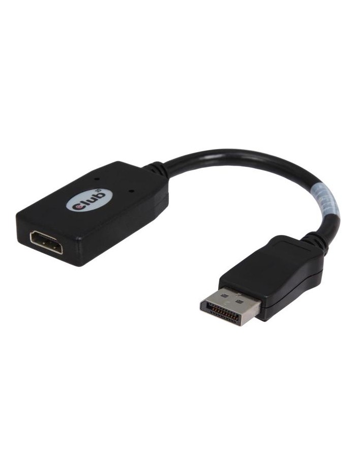 Adaptador club 3d displayport 1.2 macho a hdmi 1.3 hembra adaptador pasivo Adaptador club 3d displayport 1.2 macho a hdmi 1.3 hembra adaptador pasivo