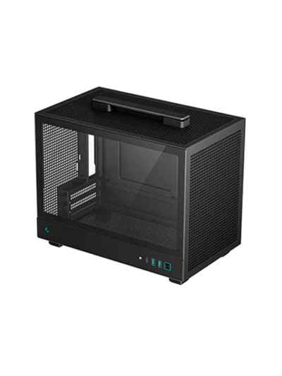 Caja ordenador gaming deepcool ch160 mitx cristal templado negro