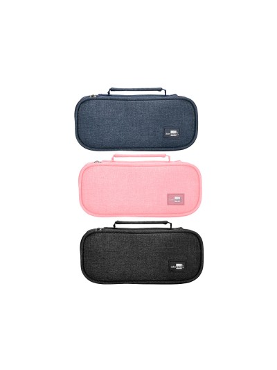 Estuche portatodo liderpapel ovalado con organizador interior pizarra y asa 1 cremallera surtidos